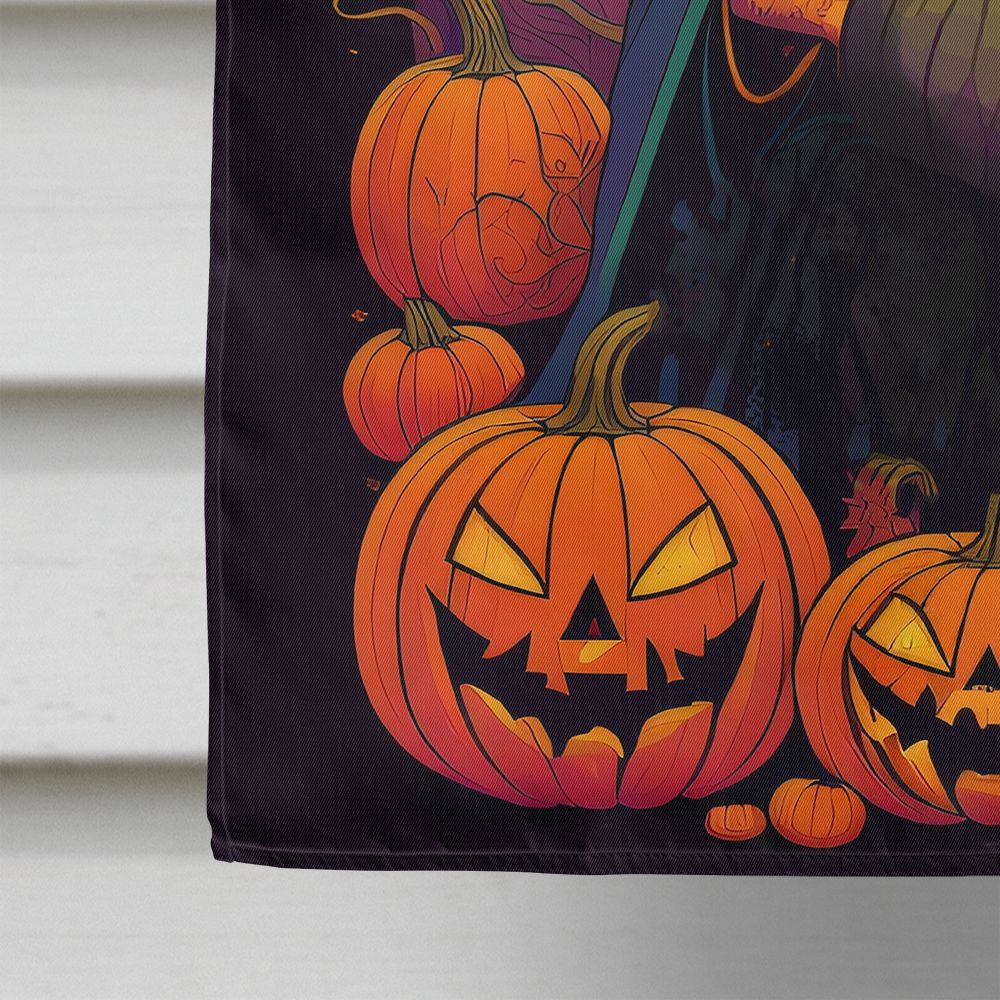 Bloodhound Witchy Halloween House Flag House-Size Decorative Flag - product view 4