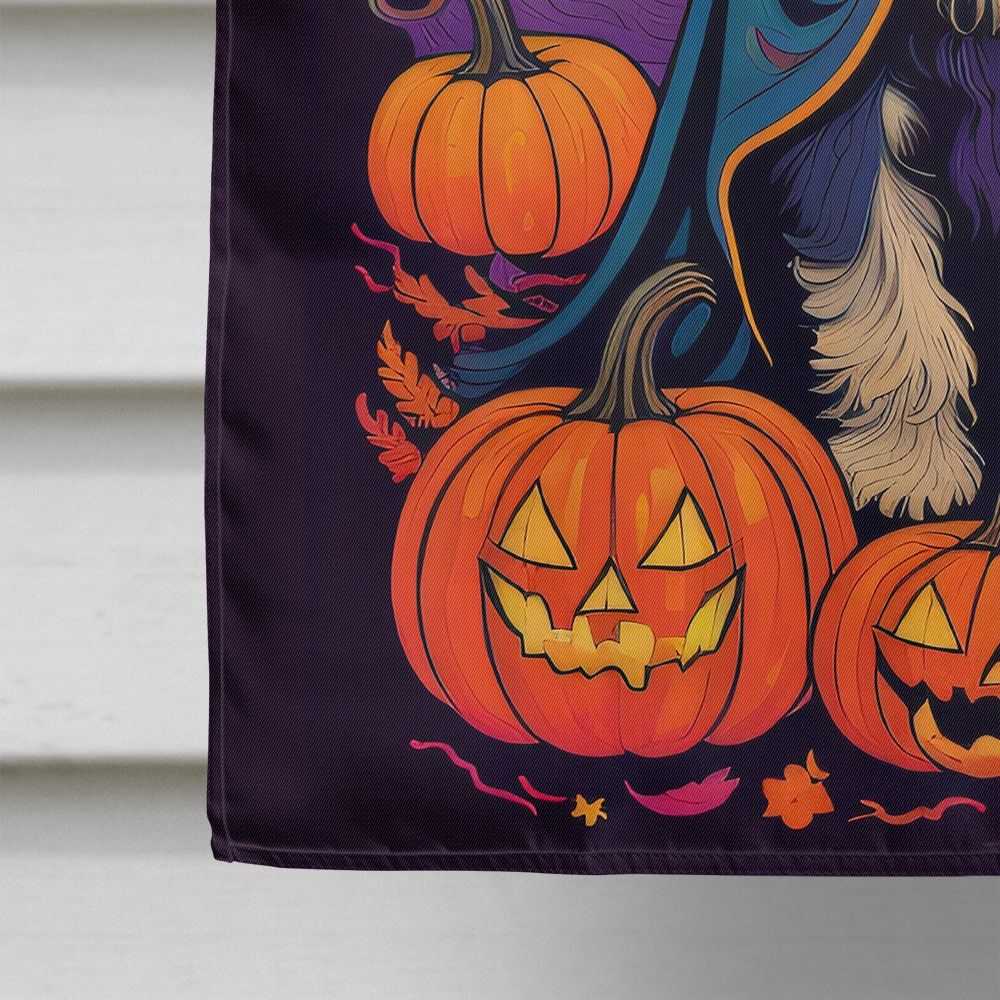 Schnauzer Witchy Halloween House Flag House-Size Decorative Flag - product view 4