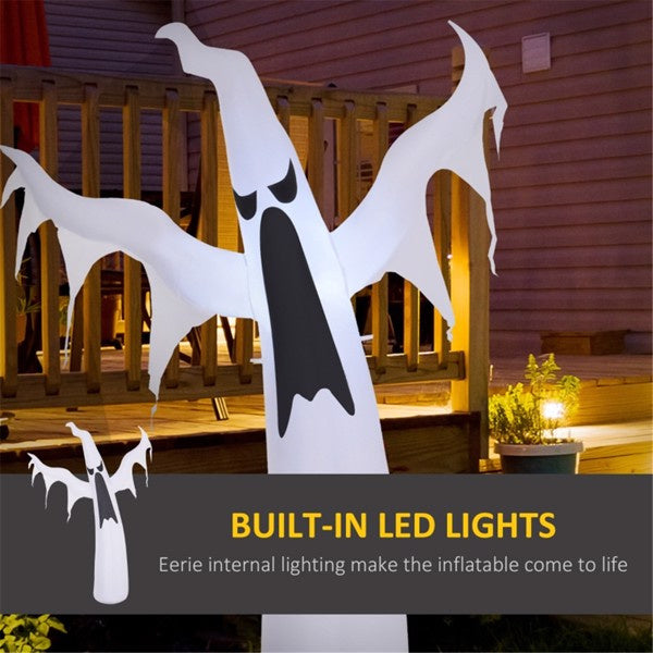 6ft Lighted Dancing White Ghost Halloween Inflatable - product view 5