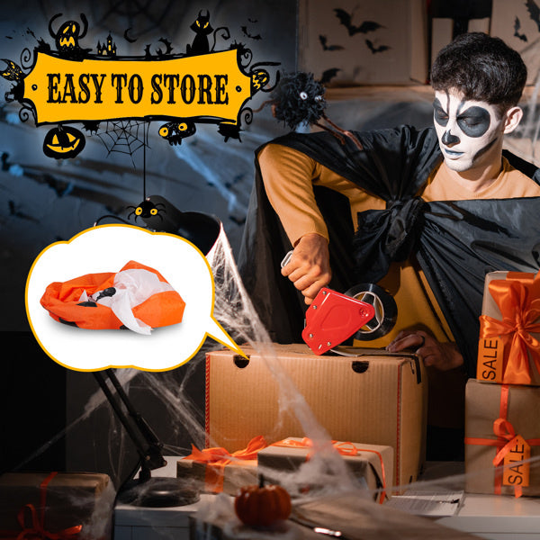 5.9 FT Halloween Inflatable Pumpkin Ghost Outdoor Decorations, Scary Blow up Yard Decor with Built-in LED Lights for Holiday Party Yard Lawn Garden - product view 8