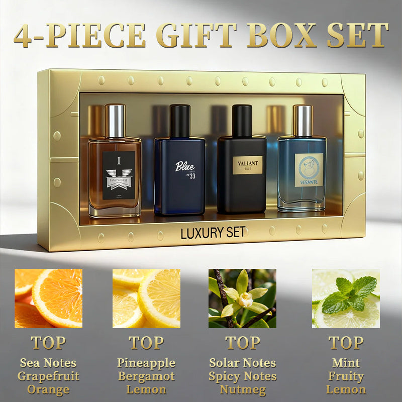 4-Piece men's Perfume Gift Set (0.68oz Each ) - 4Long-Lasting Fruity aroma & Fresh Scents, The Perfect Holiday, Date & Party Gift - product view 2