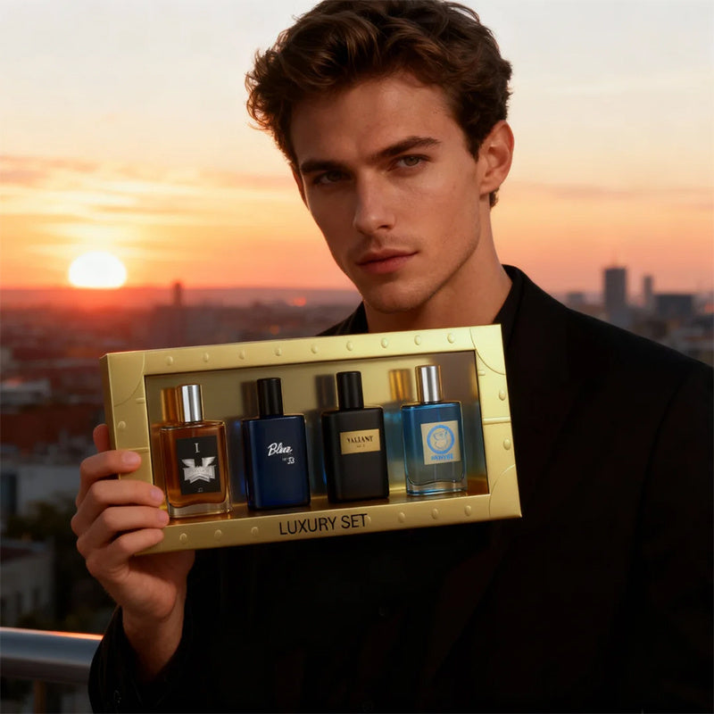 4-Piece men's Perfume Gift Set (0.68oz Each ) - 4Long-Lasting Fruity aroma & Fresh Scents, The Perfect Holiday, Date & Party Gift - product view 6