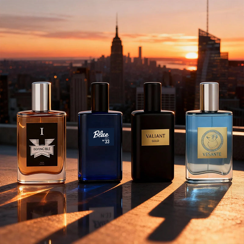 4-Piece men's Perfume Gift Set (0.68oz Each ) - 4Long-Lasting Fruity aroma & Fresh Scents, The Perfect Holiday, Date & Party Gift - product view 4