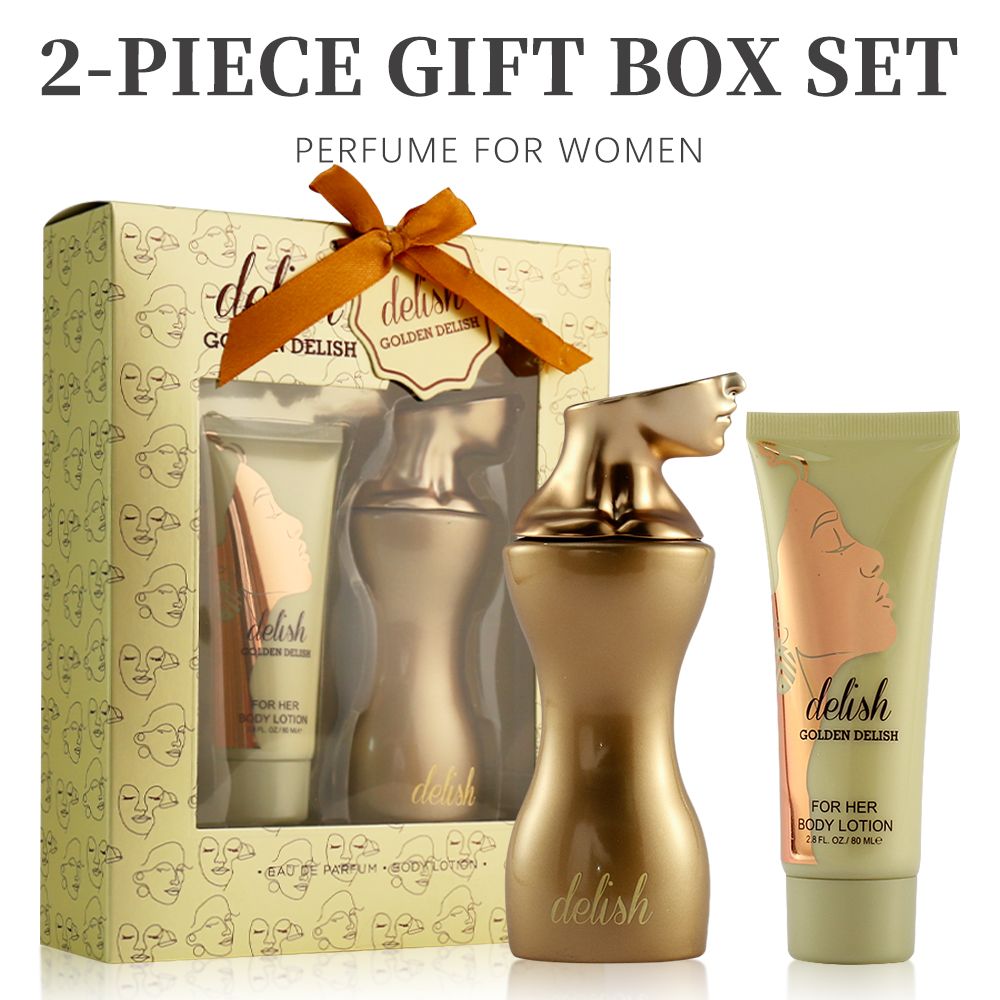 2-Piece Set, Women's Eau de Parfum Spray And Body Lotion Gift Box, Long Lasting Fragrance, A Floral Fruity Gourmand Fragrance