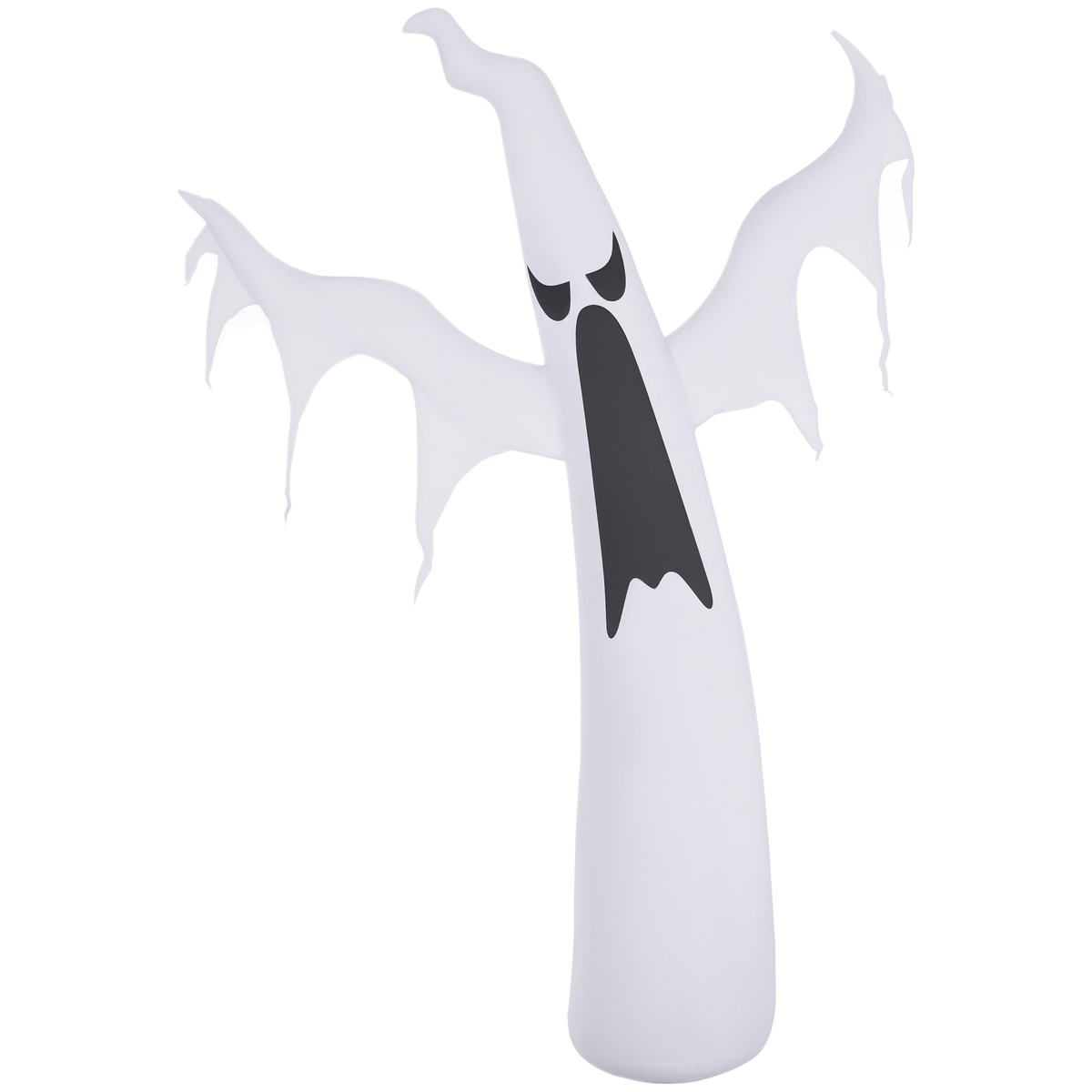6' Tall Halloween Inflatables Outdoor Decorations White Ghost, Light Up Blow Up Yard Decor with LED Light and Fan Indoor Outdoor for Garden, Lawn