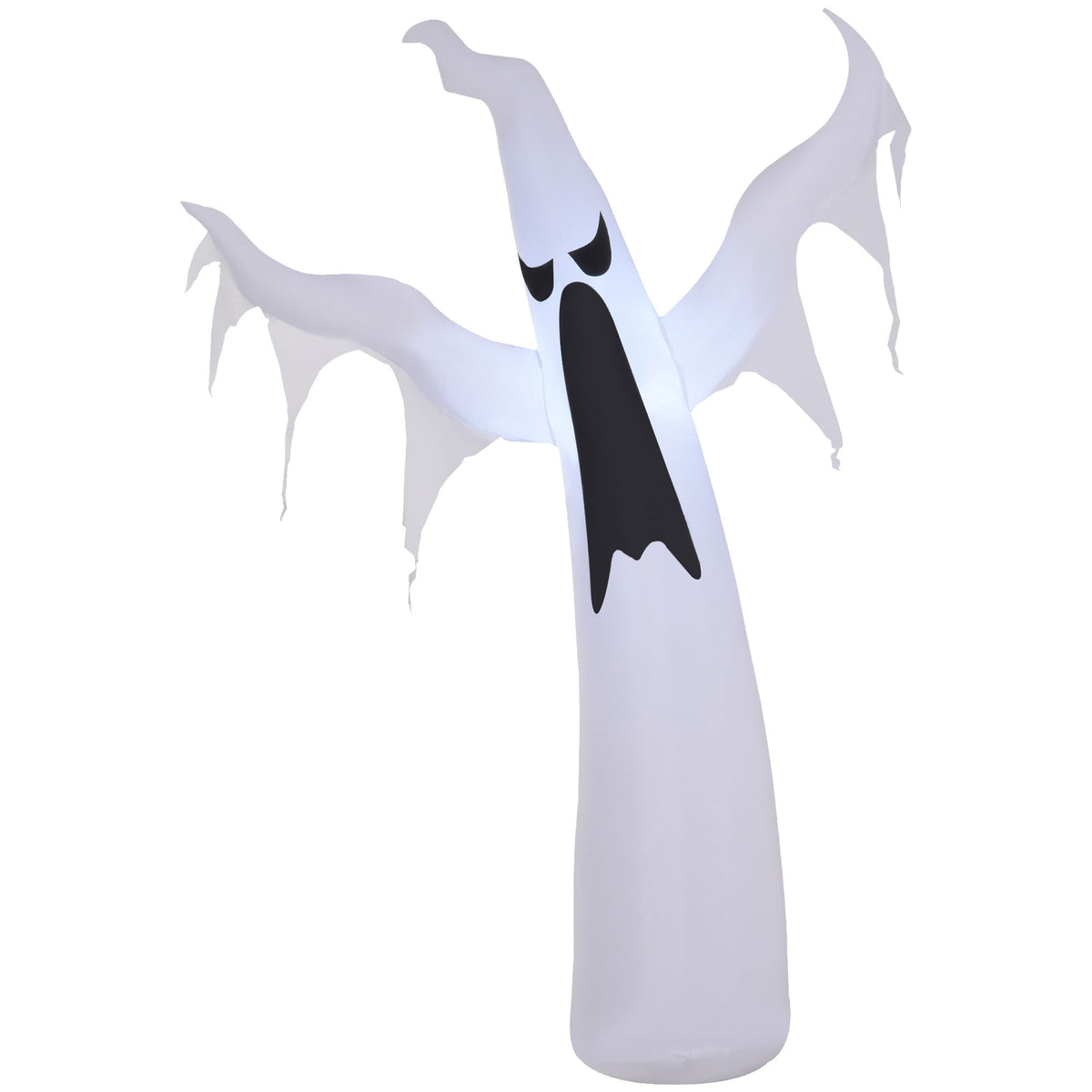 6' Tall Halloween Inflatables Outdoor Decorations White Ghost, Light Up Blow Up Yard Decor with LED Light and Fan Indoor Outdoor for Garden, Lawn - product view 11