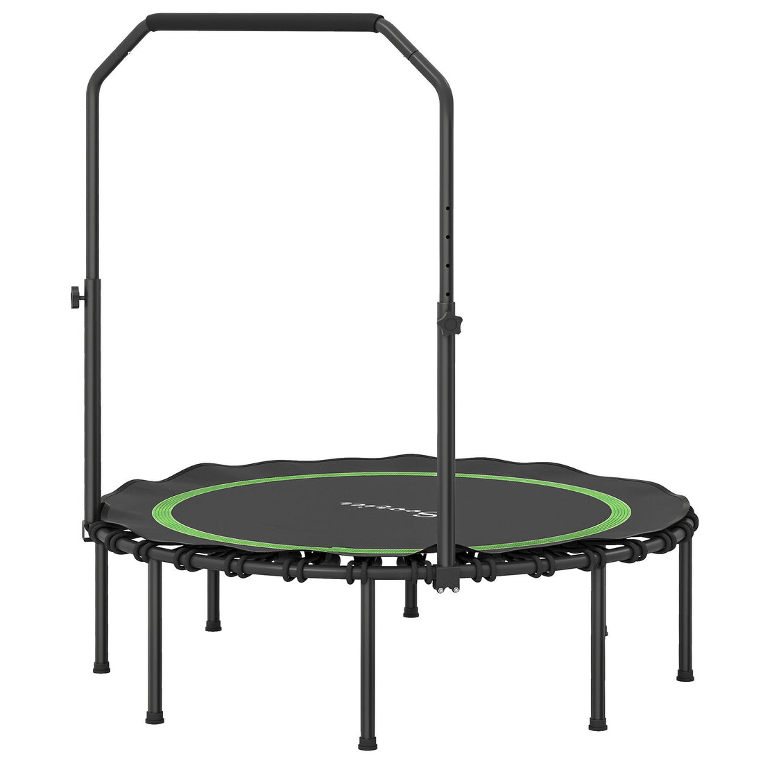Soozier 45 in Foldable Fitness Trampoline with Adjustable Handle, Green