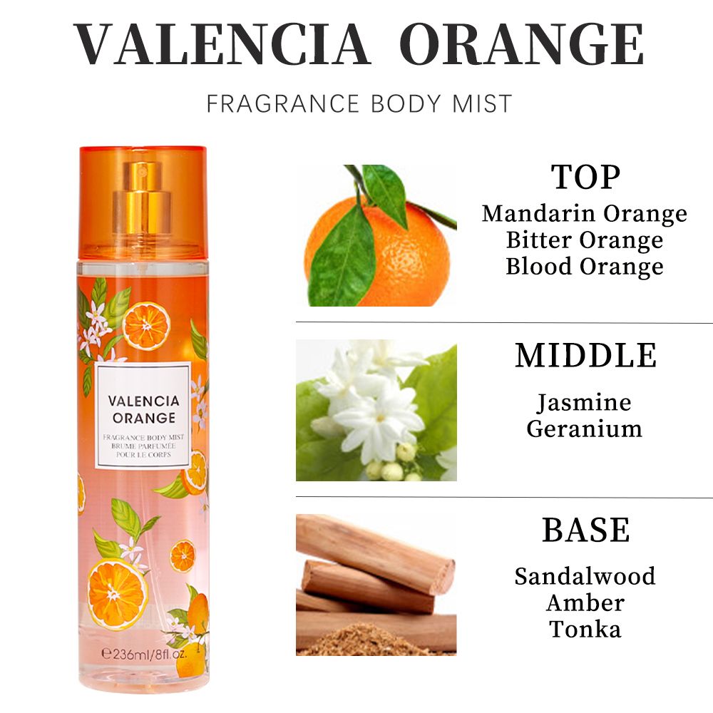 Women's Floral Hair & Body Fragrance Mist, 8 fl oz - product view 2