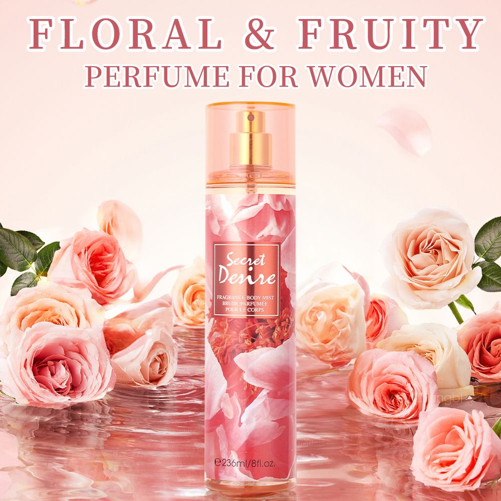 Women's Floral Hair & Body Fragrance Mist, 8 fl oz - product view 9