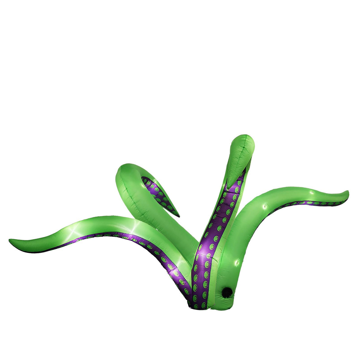 2 Pack Halloween Inflatable Octopus Tentacles Outdoor Decorations, Blow Up Hanging Decoration with Built-in LED Lights, Striking Window Decor for