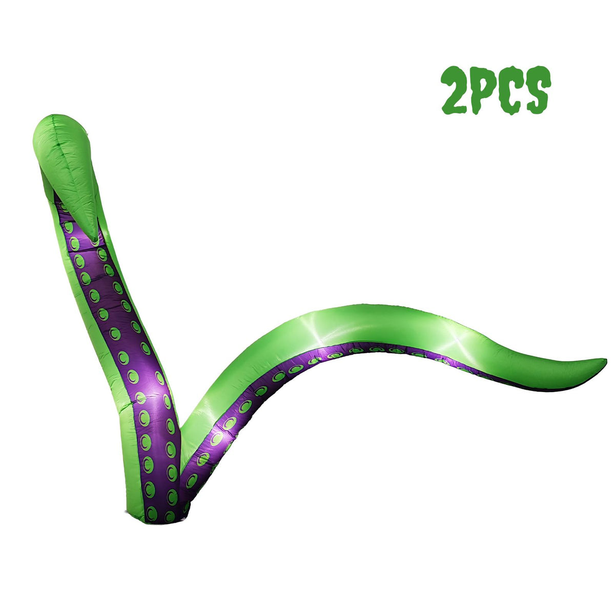 2 Pack Halloween Inflatable Octopus Tentacles Outdoor Decorations, Blow Up Hanging Decoration with Built-in LED Lights, Striking Window Decor for - product view 13