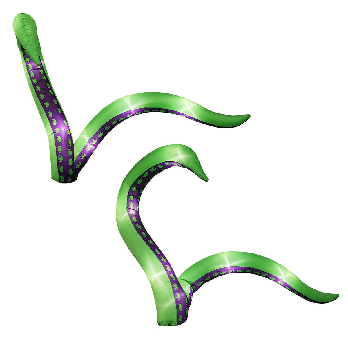 2 Pack Halloween Inflatable Octopus Tentacles Outdoor Decorations, Blow Up Hanging Decoration with Built-in LED Lights, Striking Window Decor for - product view 14