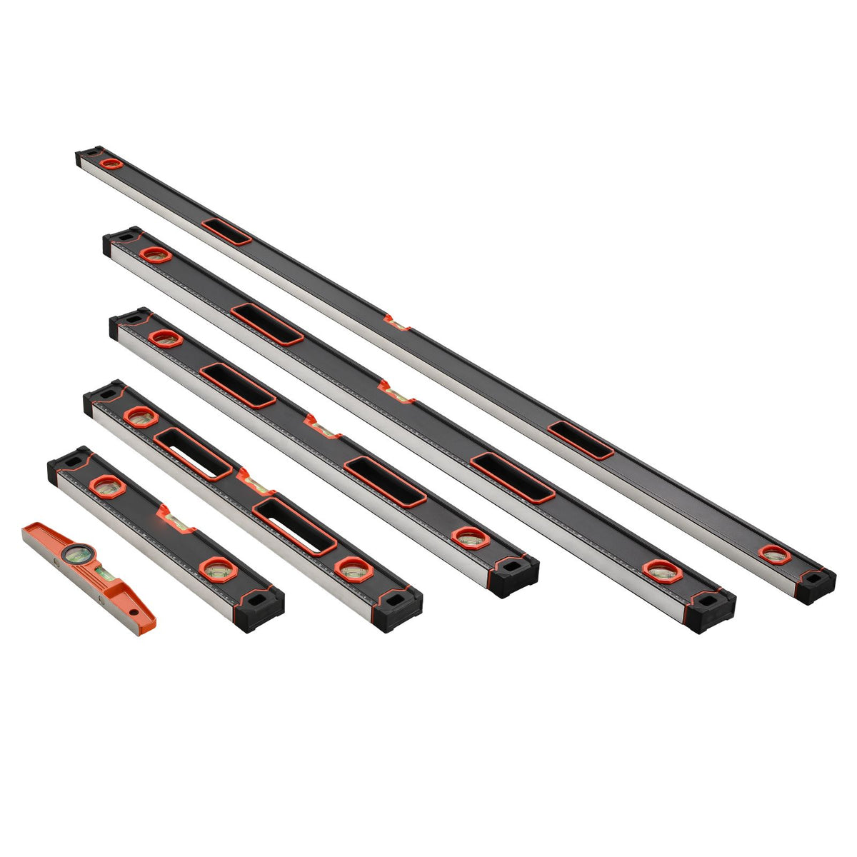 VEVOR 6-Piece Magnetic Level Set, 10-78 in