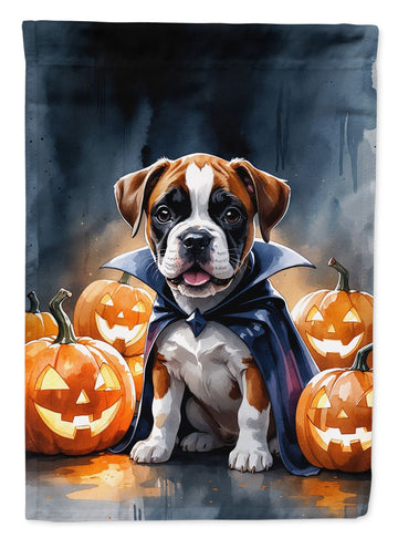 Boxer Puppy Halloween House Flag House-Size Decorative Flag