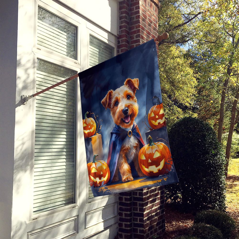 Airedale Terrier Puppy Halloween House Flag House-Size Decorative Flag