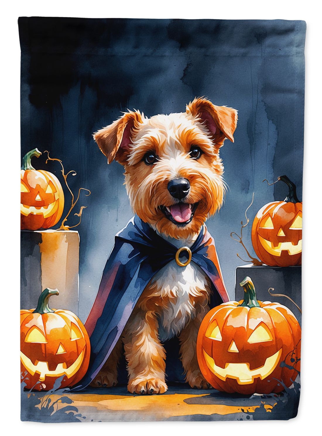 Airedale Terrier Puppy Halloween House Flag House-Size Decorative Flag