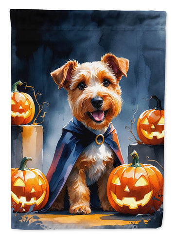 Airedale Terrier Puppy Halloween House Flag House-Size Decorative Flag