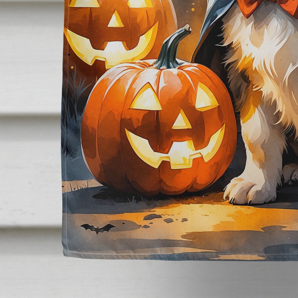 Sheltie Puppy Halloween House Flag House-Size Decorative Flag - product view 4