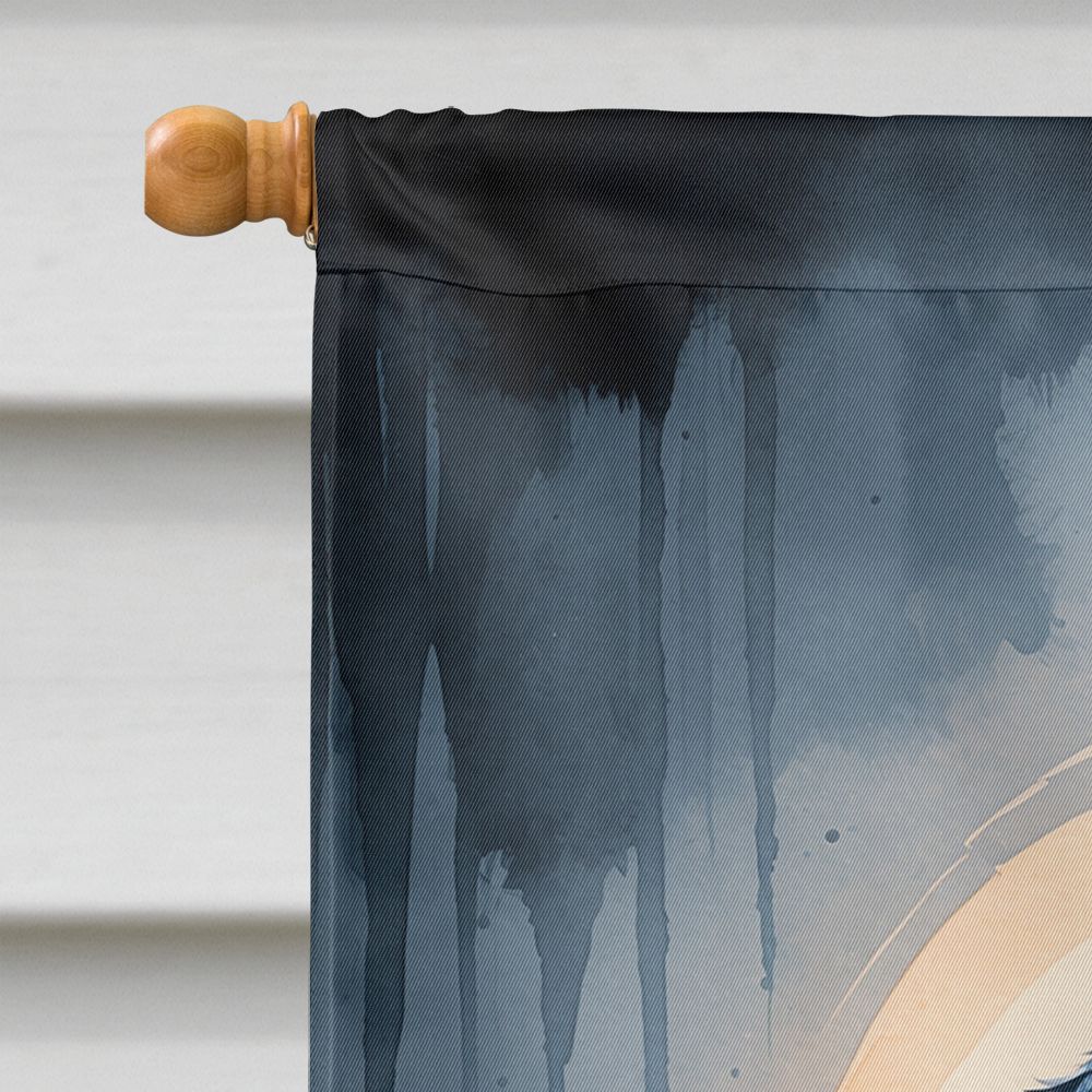 Rottweiler Puppy Halloween House Flag House-Size Decorative Flag - product view 3
