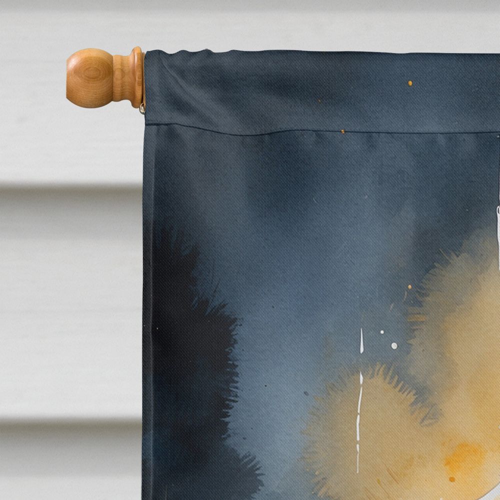Yellow Labrador Retriever Puppy Halloween House Flag House-Size Decorative Flag - product view 3