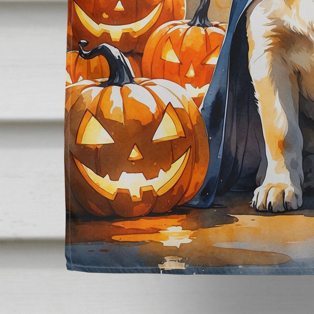 Yellow Labrador Retriever Puppy Halloween House Flag House-Size Decorative Flag - product view 4