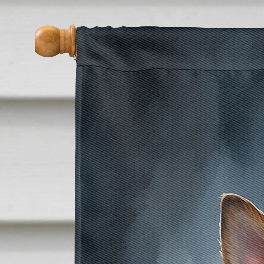 German Shepherd Puppy Halloween House Flag House-Size Decorative Flag - product view 3
