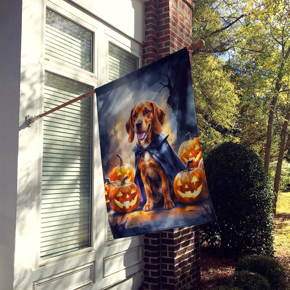 Vizsla Puppy Halloween House Flag House-Size Decorative Flag - product view 2