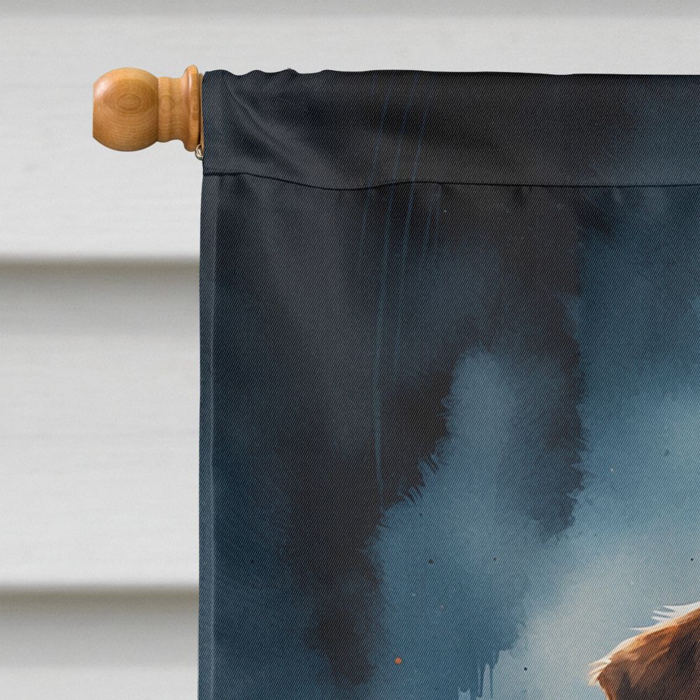 Jack Russell Terrier Puppy Halloween House Flag House-Size Decorative Flag - product view 3