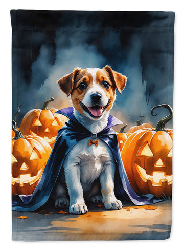 Jack Russell Terrier Puppy Halloween House Flag House-Size Decorative Flag