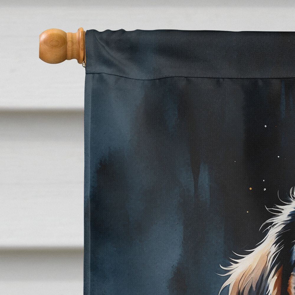 Welsh Springer Spaniel Puppy Halloween House Flag House-Size Decorative Flag - product view 3