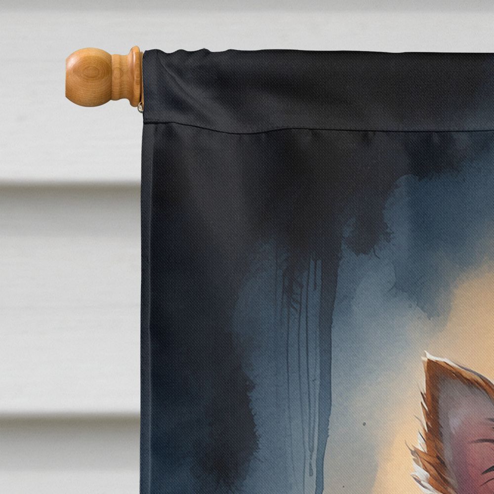 Yorkshire Terrier Yorkie Puppy Halloween House Flag House-Size Decorative Flag - product view 3