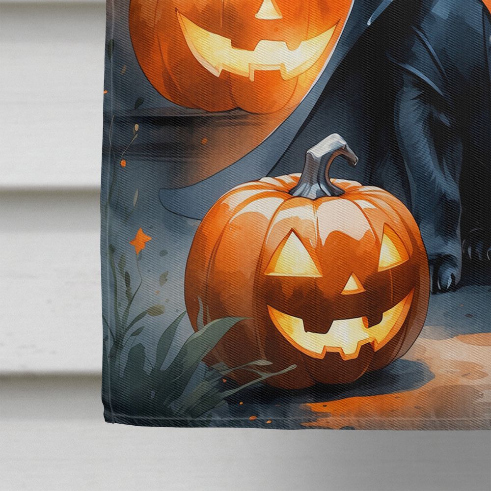 Black Pug Puppy Halloween House Flag House-Size Decorative Flag - product view 4