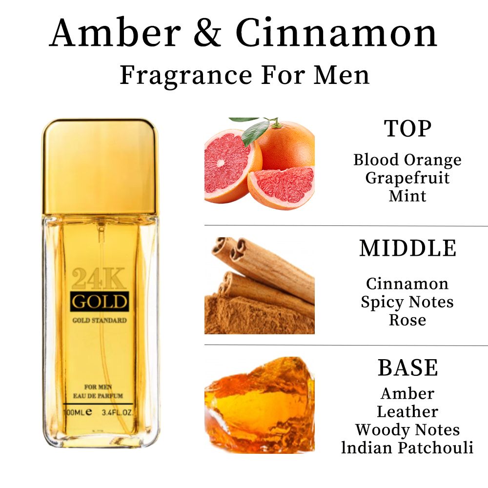 Men's Amber & Cinnamon Eau de Toilette Spray, 3.4 fl oz - product view 11