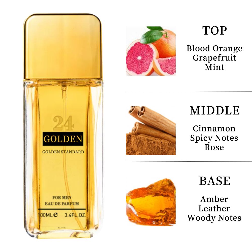 Men's Amber & Cinnamon Eau de Toilette Spray, 3.4 fl oz - product view 2
