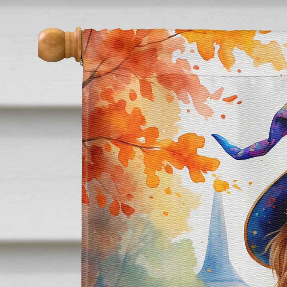 Goldendoodle Halloween Trick or Treat House Flag House-Size Decorative Flag - product view 3