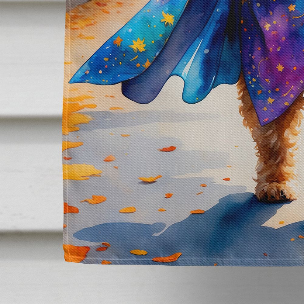 Goldendoodle Halloween Trick or Treat House Flag House-Size Decorative Flag - product view 4