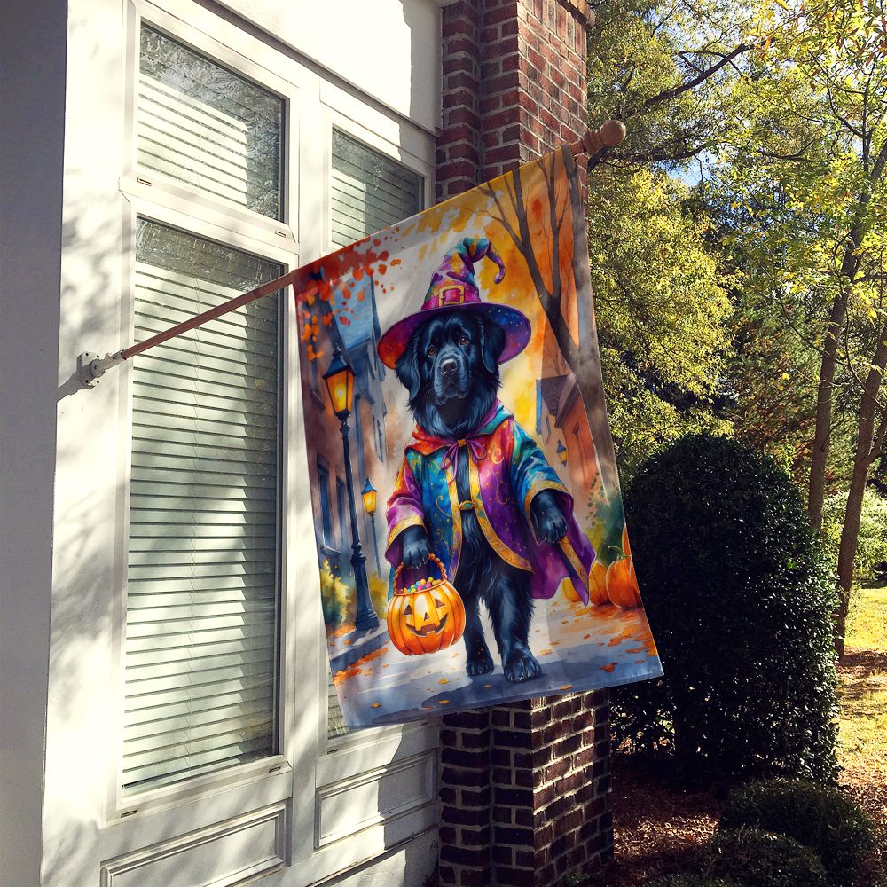 Newfoundland Halloween Trick or Treat House Flag House-Size Decorative Flag - product view 2