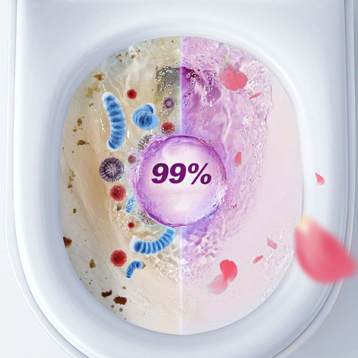Automatic Toilet Bowl Cleaner & Deodorizing Tablets - product view 2