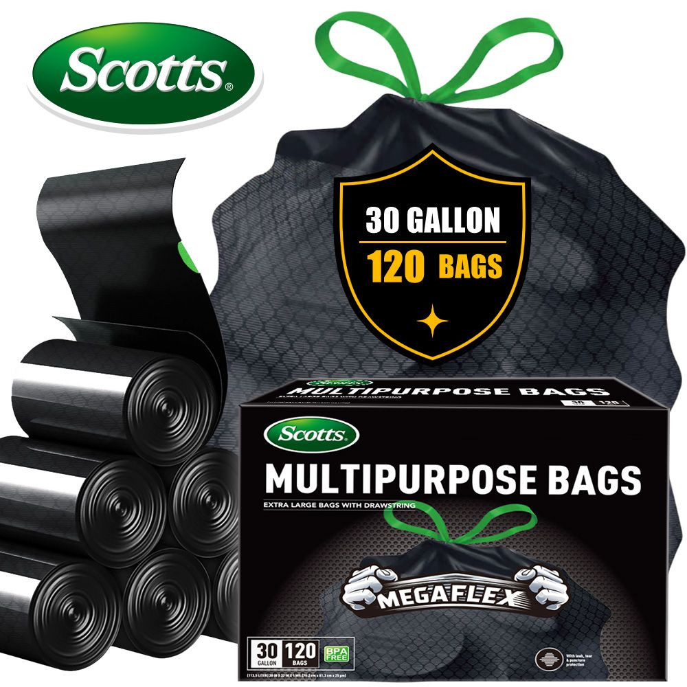 Scotts 120-Count 30-Gallon Heavy-Duty Garbage Bags - product view 4