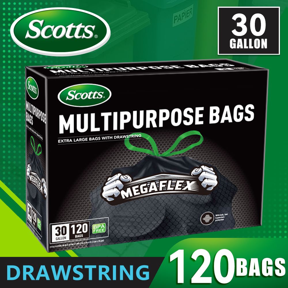 Scotts 120-Count 30-Gallon Heavy-Duty Garbage Bags - product view 2