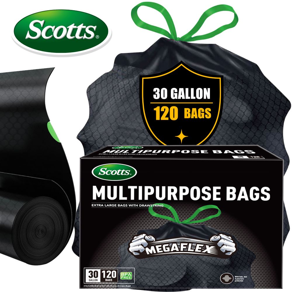 Scotts 120-Count 30-Gallon Heavy-Duty Garbage Bags - product view 3