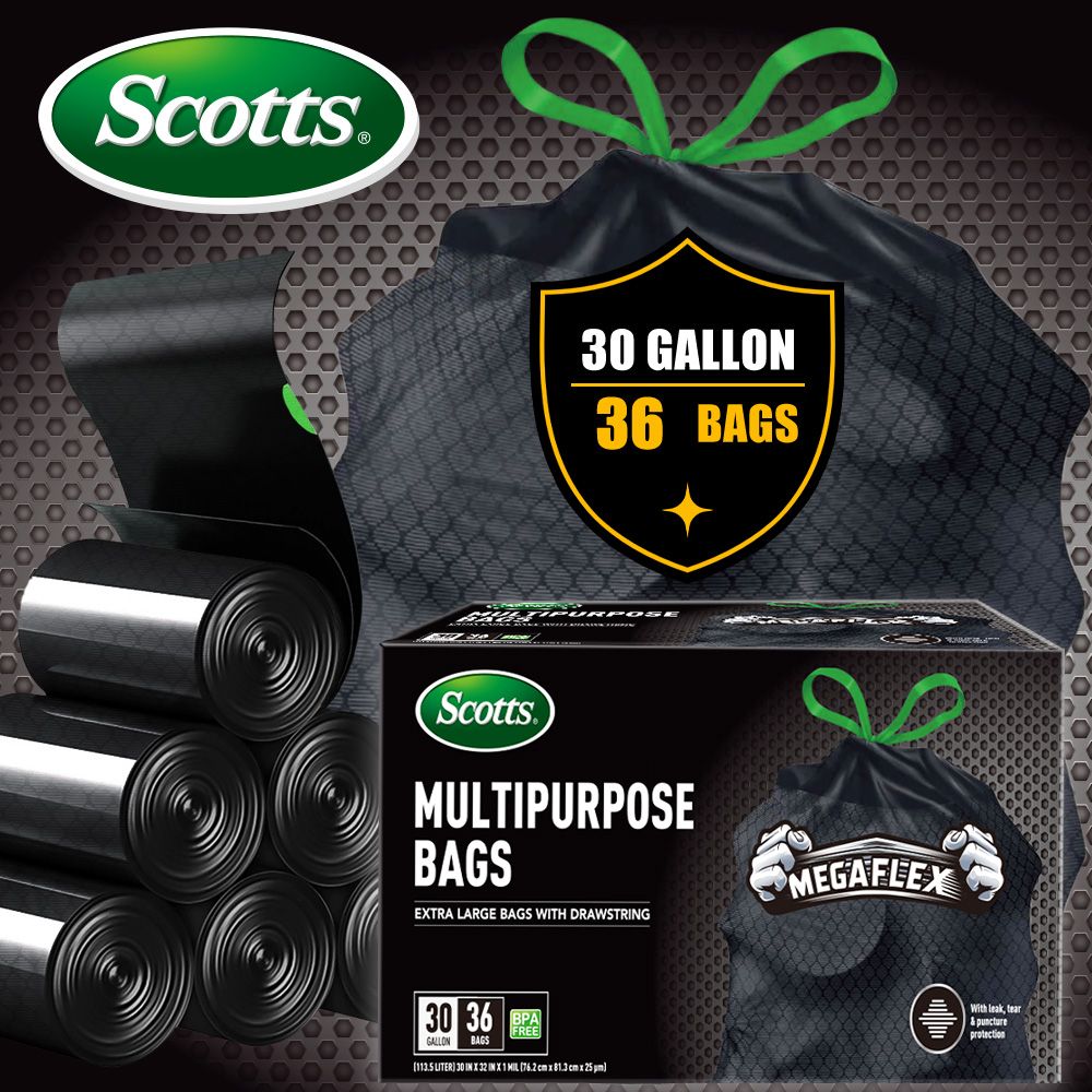 Scotts 36-Count 30-Gallon Heavy-Duty Garbage Bags - product view 5