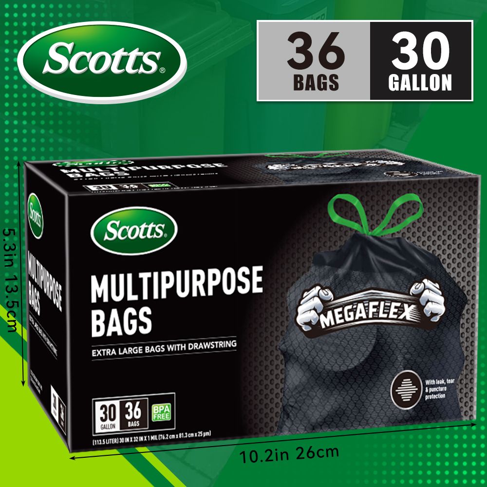 Scotts 36-Count 30-Gallon Heavy-Duty Garbage Bags - product view 6