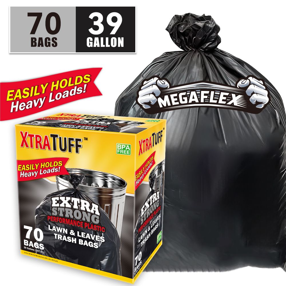 70-Count 39-Gallon Heavy-Duty Garbage Bags - product view 8