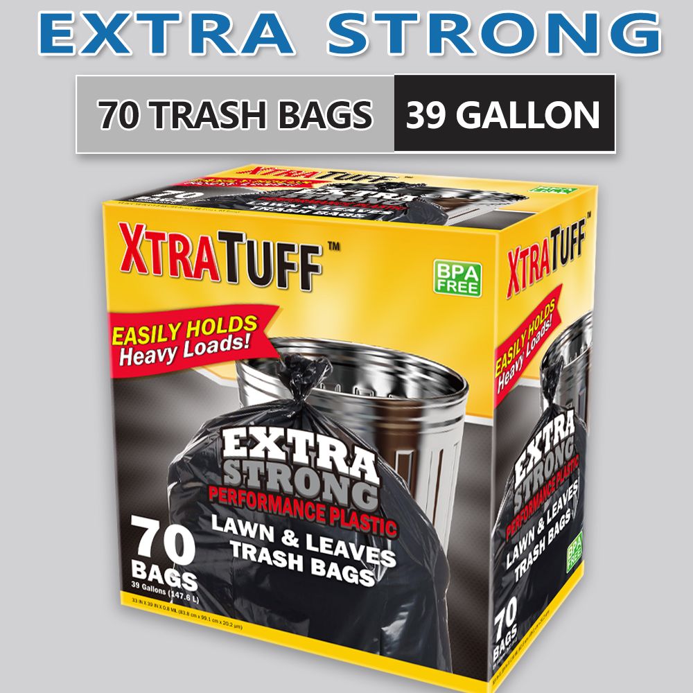 70-Count 39-Gallon Heavy-Duty Garbage Bags - product view 7