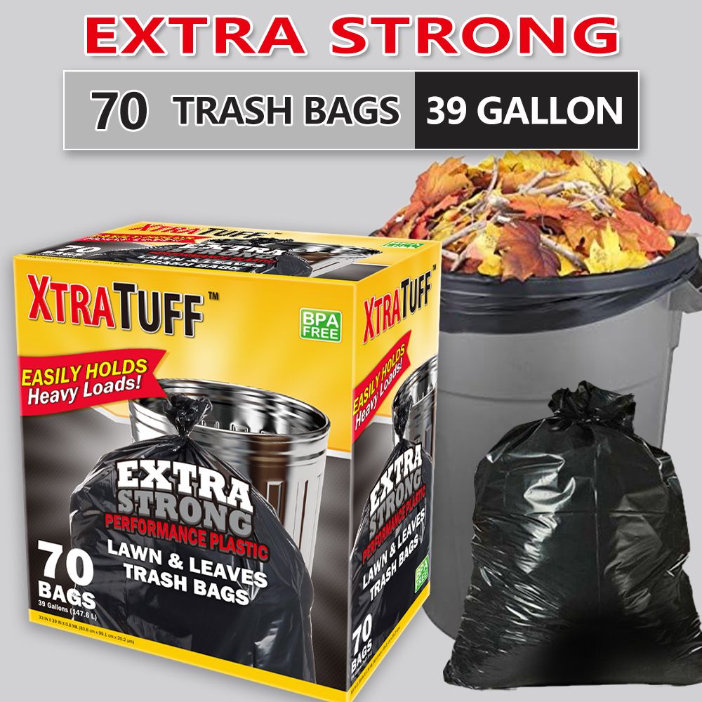 70-Count 39-Gallon Heavy-Duty Garbage Bags - product view 2