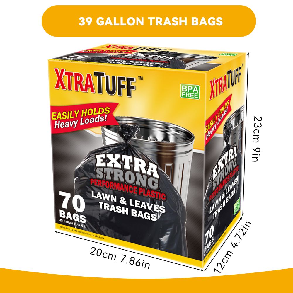 70-Count 39-Gallon Heavy-Duty Garbage Bags - product view 3