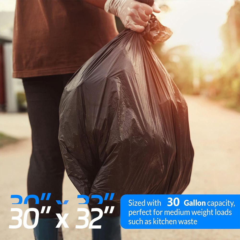 45-Count 30-Gallon Heavy-Duty Garbage Bags - product view 4