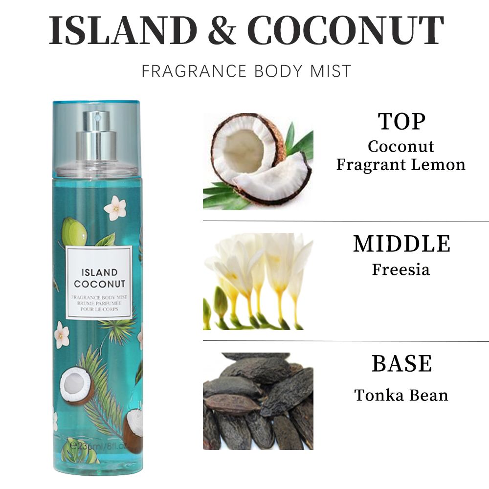 Women's Floral Hair & Body Fragrance Mist, 8 fl oz - product view 4