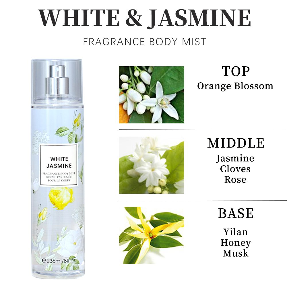 Women's Floral Hair & Body Fragrance Mist, 8 fl oz - product view 10